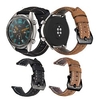 1 pcs Bracelet de montre connectée pour Huawei Montre Huawei GT Montre Huawei GT 2 Montre Huawei GT2 46mm Montre Huawei GT 2e Cuir PU à Carreaux Cuir PU Montre intelligente Sangle Bracelet en Cuir miniinthebox