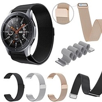 1 pcs Bracelet de montre connectée pour Samsung Galaxy Galaxy Watch 4 3 Classic / Montre Huawei / Bracelet de montre Garmin 22mm 20mm 18mm Acier Inoxydable Montre intelligente Sangle Entreprise miniinthebox