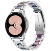 1 pcs Bracelet de montre connectée pour Samsung Galaxy Gear S2 Classic Watch 42mm Watch 3 41mm Watch Active 2 40/44mm Active 40mm 20mm Acier Inoxydable résine Montre intelligente Sangle Ajustable miniinthebox