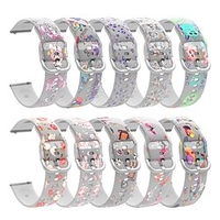1 pcs Bracelet de montre connectée pour Samsung Galaxy Gear S3 Frontier Gear S3 Classique Montre 46mm Montre 3 41mm Montre 3 45mm 20mm 22mm Silicone Montre intelligente Sangle Mat Ajustable Extensible miniinthebox