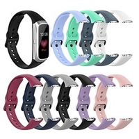 1 pcs Bracelet de montre connectée pour Samsung Galaxy Samsung Galaxy Fit SM-R370 galaxy fit SM-R370 Silicone Montre intelligente Sangle Doux Élastique Respirable Bracelet Sport Remplacement Bracelet miniinthebox