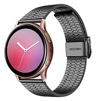 1 pcs Bracelet de montre connectée pour Samsung Galaxy Watch 4 Classic Watch 3 Active 2 Gear S3 Frontier 46mm 45mm 44mm 42mm 41mm 40mm,  22mm 20mm Watch Band Acier Inoxydable Montre intelligente Sangle miniinthebox