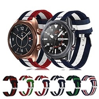 1 pcs Bracelet de montre connectée pour Samsung Galaxy Watch 4 Classic Watch 3 Active 2 Gear S3 Frontier 46mm 45mm 44mm 42mm 41mm 40mm,  22mm 20mm Watch Band Nylon Montre intelligente Sangle Respirable miniinthebox