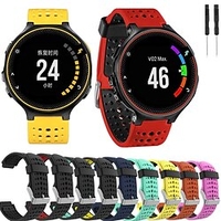 1 pièces bracelet de montre intelligente pour garmin forerunner 235/235 lite/220/230/620/630/735xt approche s20/s5/s6 bracelet de montre intelligente en silicone bracelet de remplacement de bande de miniinthebox