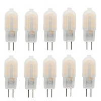 10 pièces g4 ac/dc12v dc12v led lumière 12leds smd 2835 ampoule lampara projecteur remplacer lampe halogène pour lustre à la maison miniinthebox