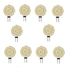 10pcs 2 w led bi-pin lights 200 lm g4 12 led perles smd 5050 blanc chaud blanc miniinthebox