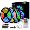 15m 3x5m 49.2ft led bandes lumineuses rvb 5050 smd 450 led 10mm fexible bande lumineuse bande couleur changeante avec 44key ir télécommande kit dc 12v miniinthebox