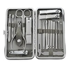 19 pièces kit coupe-ongles ensemble de manucure kit de pédicure professionnel en acier inoxydable pour outils de soin des ongles miniinthebox