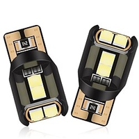 2 pièces t10 w5w 194 led ampoule pour voiture led signal lumineux canbus puces d