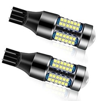 2 pièces t15 w16w wy16w super lumineux led ampoules de frein de voiture clignotants auto feu de brouillard arrière feux de jour blanc jaune 12v miniinthebox