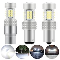 2 pièces w5w led 1156 1157 7443 7440 lumières pour voiture camion intérieur ampoules 30smd canbus carte lecture signal lampe parking éclairage pas d