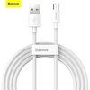 2 Trousses BASEUS Câble Micro USB 5FT USB A vers micro B 2.1 A Charge Rapide Transfert de données élevé Durable Doux Pour Xiaomi Accessoire de Téléphone miniinthebox