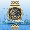 2022 nouveau va-2452 soleil lune étoile montre pour hommes calendrier squelette tourbillon non mécanique montre à quartz étanche miniinthebox