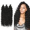 22 pouces océan vague crochet cheveux 3 paquets vague profonde torsion cheveux tressage ondulation profonde crochet tresses synthétiques extension de cheveux 22 pouces 3 paquets miniinthebox