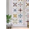24 pièces imperméable créatif nordique couleur carreaux autocollants cuisine salle de bain salon auto-adhésif stickers muraux étanche carreaux autocollants miniinthebox