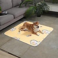 2.9ft tapis de glace en latex pour animaux de compagnie lit de chien d
