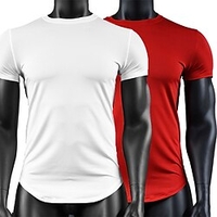 2pc hommes unisexe t-shirt t-shirt vache col rond fond rond tops"idiens miniinthebox