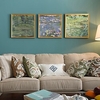 3 panneaux célèbres gravures monet art mural moderne photo décor à la maison tenture murale cadeau avec cadre intérieur 12 