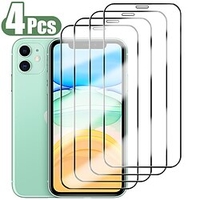 [3 paquet] [Lot de 4] Téléphoner Protection Écran Pour Apple iPhone 14 Pro Max 14 Plus 13 12 11 Pro Max Mini SE Verre Trempé Haute Définition (HD) Dureté 9H Compatible 3D Touch Accessoire de Téléphone miniinthebox