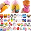 5/6/8 pièces squishies à montée lente crème glacée parfumée tasse à café fraise squishy presser jouet anti-stress cadeau sangles de téléphone portable miniinthebox