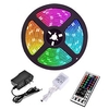 5m 16ft étanche led bande lumières tv rétro-éclairage rgb smd2835 tiktok lumières flexible ir 44key télécommande linkable auto-adhésif changement de couleur miniinthebox