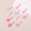 Accessoires Cheveux Bébé Fille 10 pièces Actif Doux Casual du"idien Floral Style floral Polyester Arc-en-ciel Taille unique pour bébé miniinthebox