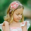 Accessoires Cheveux Bébé Fille Actif Doux Soirée Casual du"idien Blanc Rose poussiéreuse Floral Couleur Pleine Style floral Mousseline de soie Rose Claire Vin Vieux rose Taille unique pour enfants miniinthebox