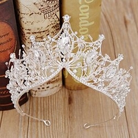 Accessoires Cheveux Enfant Fille Mariage Utilisation Alliage Couronne en bronze Couronne de feuilles Argent miniinthebox