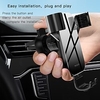 Accroche Support Téléphone Automatique Support Voiture Support de téléphone Type de boucle Type de gravité Ajustable Silicone Alliage d
