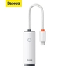 adaptateur ethernet série baseus lite type-c vers port lan rj45 (1000mbps) noir miniinthebox