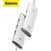 adaptateur hub usb-a 4 ports baseus lite series (usb-a vers usb 3.04) 1m blanc miniinthebox