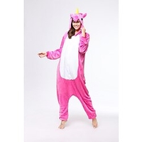Adulte Pyjama Kigurumi Cerf Animal Combinaison de Pyjamas Flanelle Cosplay Pour Homme et Femme Pyjamas Animale Dessin animé Fête / Célébration Les costumes miniinthebox