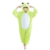 Adulte Pyjama Kigurumi Grenouille Animal Mosa que Combinaison de Pyjamas Polaire Cosplay Pour Homme et Femme Noël Pyjamas Animale Dessin animé Fête / Célébration Les costumes / Collant / Combinaison miniinthebox