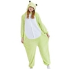 Adulte Pyjama Kigurumi Grenouille Animal Mosa que Combinaison de Pyjamas polaire Cosplay Pour Homme Femme Garçon Noël Pyjamas Animale Dessin animé Fête / Célébration Les costumes / Lavage en Machine miniinthebox