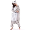Adulte Pyjama Kigurumi Tenues de nuit Camouflage Chat Totoro Animal Mosa que Combinaison de Pyjamas polaire Cosplay Pour Homme Femme Hommes Noël Pyjamas Animale Dessin animé Fête / Célébration Les miniinthebox