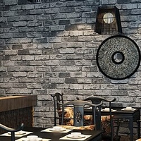 Antique vieille brique en forme de fausse brique petit restaurant décoration papier peint hôtel mur boutique restaurant hôtel boîte papier peint miniinthebox