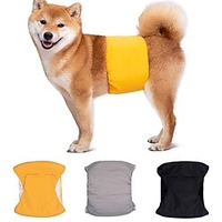 Bande ventrale pour chien mâle,  ceinture physiologique lavable pour incontinence,  culotte hygiénique physiologique réutilisable pour petits chiens moyens et grands miniinthebox