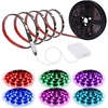 bandes lumineuses led 200cm bandes lumineuses led étanches rgb tiktok lights bande aa batterie box mini 3key contrôleur alimenté par batterie multi couleur miniinthebox