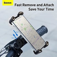 baseus bike holder 360 cache réglable support de vélo pour vélo et moto support de navigation miniinthebox