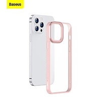 baseus crystal phone case for apple clear case iphone 13 iphone 13 pro iphone 13 pro max protecteur complet du corps clair bords souples transparent tpu verre trempé miniinthebox