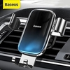 baseus gravité support de téléphone de voiture pour samsung universel de voiture air cent évent montage smartphone support de charge de voiture en métal support de téléphone miniinthebox