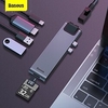 BASEUS Haut débit USB 3.0 de USB C à RJ45 HDMI DP 3.0 USB3.02 SD/TF Concentrateur USB 7 Les ports Pour Windows,  PC,  ordinateur portable miniinthebox