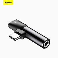 baseus l41 type-c (entrée) pour connecteurs femelles de type c adaptateurs de connecteur femelle 3, 5 mm miniinthebox
