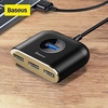 baseus usb hub 4 en 1 usb 3.0 hub type c hub à usb 3.0 pour macbook pro air usb 2.0 hub led usb splitter pour huawei notebook hub miniinthebox