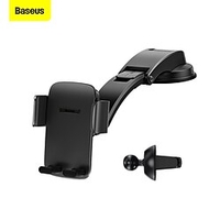 Baseus voiture clip support de téléphone portable évent console centrale voiture support de téléphone portable ensemble version miniinthebox