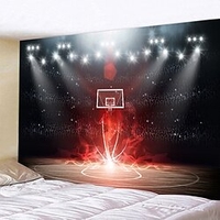 Basketball mur tapisserie art décor couverture rideau suspendu maison chambre salon décoration polyester miniinthebox