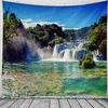 Belle et spectaculaire cascade paysage motif tapisserie tenture murale tapisserie mur tapis mur art décoration murale tapisserie décoration murale miniinthebox