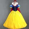 Blanc de neige Princesse Bal Masqué Femme Cosplay de Film Princesse robe de vacances Jaune Robe Manteau Halloween Carnaval Mascarade Coton Polyester miniinthebox