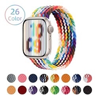 Bracelet Compatible avec Apple iWatch 38/40/41mm 42/44/45/49mm Ultra Series 8 7 6 5 4 3 2 1 SE Bracelet Sport pour iWatch Montre intelligente Sangle Bracelet Nylon Élastique Tressé miniinthebox