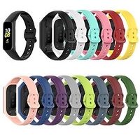 Bracelet de montre connectée pour Samsung Galaxy Galaxy Fit 2 (SM-R220) Silicone Montre intelligente Sangle Doux Élastique Respirable Bracelet Sport Remplacement Bracelet miniinthebox